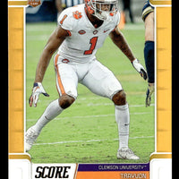 Trayvon Mullen 2019 Score Gold Parallel Series Mint Rookie Card #421