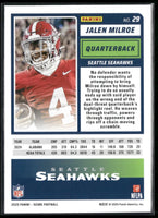 Jalen Milroe 2025 Score Green Mint Rookie Card #29
