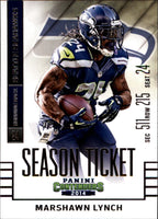 Marshawn Lynch 2014 Panini Contenders Season Ticket Series Mint Card #88
