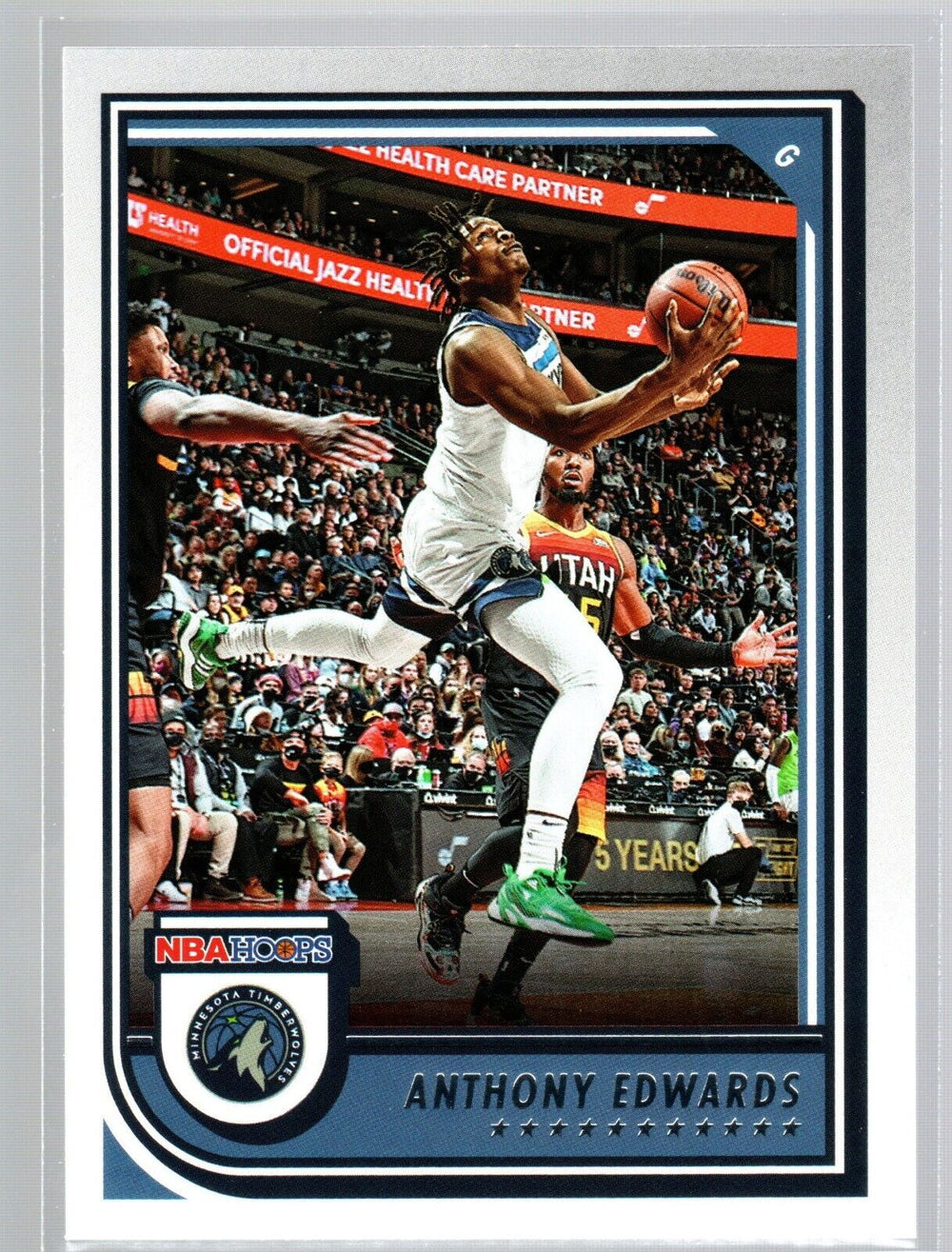 Anthony Edwards 2022 2023 Panini Hoops Basketball Series Mint 3rd Year Card #194