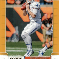 Brett Rypien 2019 Score Gold Parallel Series Mint Rookie Card #412