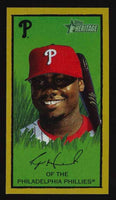 Ryan Howard 2008 Topps Heritage T205 Mini Card #HTCP10
