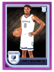 Vince Williams Jr. 2022 2022 Hoops Purple Series Mint Rookie Card #270