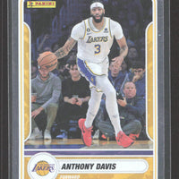 Anthony Davis 2023 2024 Panini NBA Sticker Silver Foil Series Mint Card #46