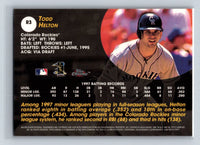 Todd Helton 2006 Topps Chrome Rookie Class Series Card #R3
