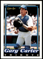 Gary Carter 1992 O-Pee-Chee Tribute Series Mint Card #399
