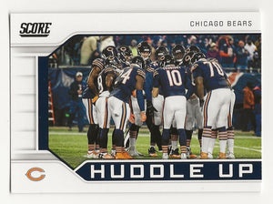 2019 Panini Score Chicago Bears Huddle Up Series Mint Card #HU-8