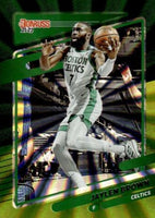 Jaylen Brown 2021 2022 Panini Donruss Green Laser Series Mint Card #164
