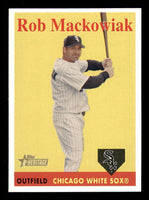 Rob Mackowiak 2007 Topps Heritage Yellow Short Print Card #11
