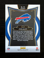 Josh Allen 2024 Panini Select Concourse Silver Prizm Series Mint Card #34
