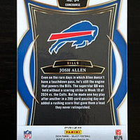 Josh Allen 2024 Panini Select Concourse Silver Prizm Series Mint Card #34