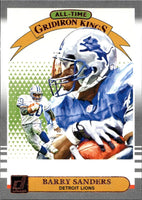 Barry Sanders 2019 Donruss All-Time Gridiron Kings Series Mint Card #AGK-12
