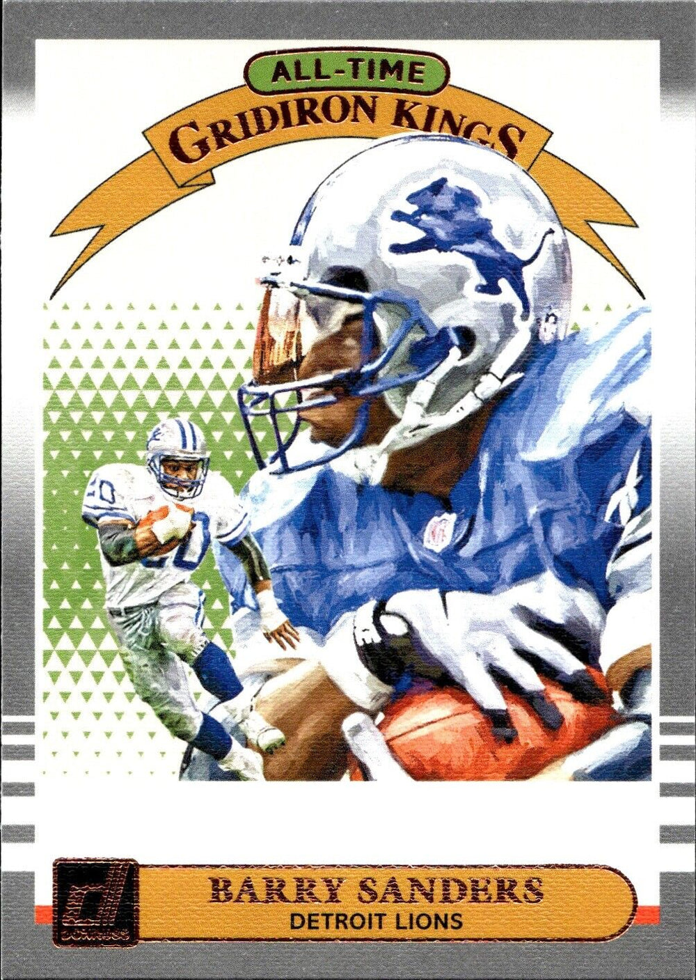 Barry Sanders 2019 Donruss All-Time Gridiron Kings Series Mint Card #AGK-12