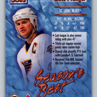 Chris Pronger 1998 1999 Topps Season's Best Performance Plus Card #SB25