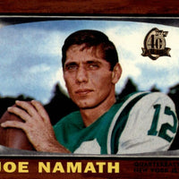 Joe Namath 1996 Topps Namath Reprints Series Mint Card #96