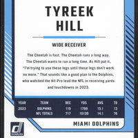 Tyreek Hill 2024 Donruss Series Mint Card #275