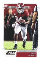 Damien Harris 2019 Panini Score Series Mint Rookie Card #337
