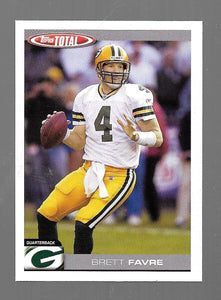 Brett Favre 2004 Topps Total Series Mint Card #TTC12