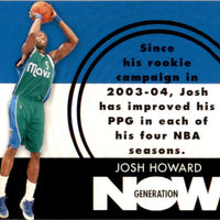 Josh Howard 2007 2008 Topps Generation Now Series Mint Card #GN5