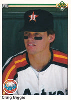 Craig Biggio 1990 Upper Deck Series Mint Card #104
