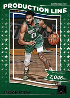 Jayson Tatum 2022 2023 Panini Donruss Production Line Series Mint Card #10
