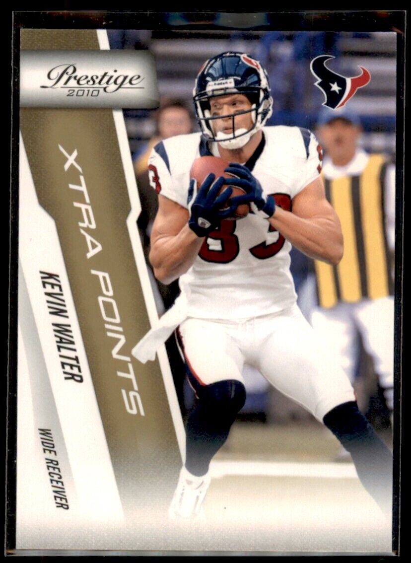 Kevin Walter  2010 Panini Prestige Xtra Points Gold Series Mint Card #78 Only 250 Made
