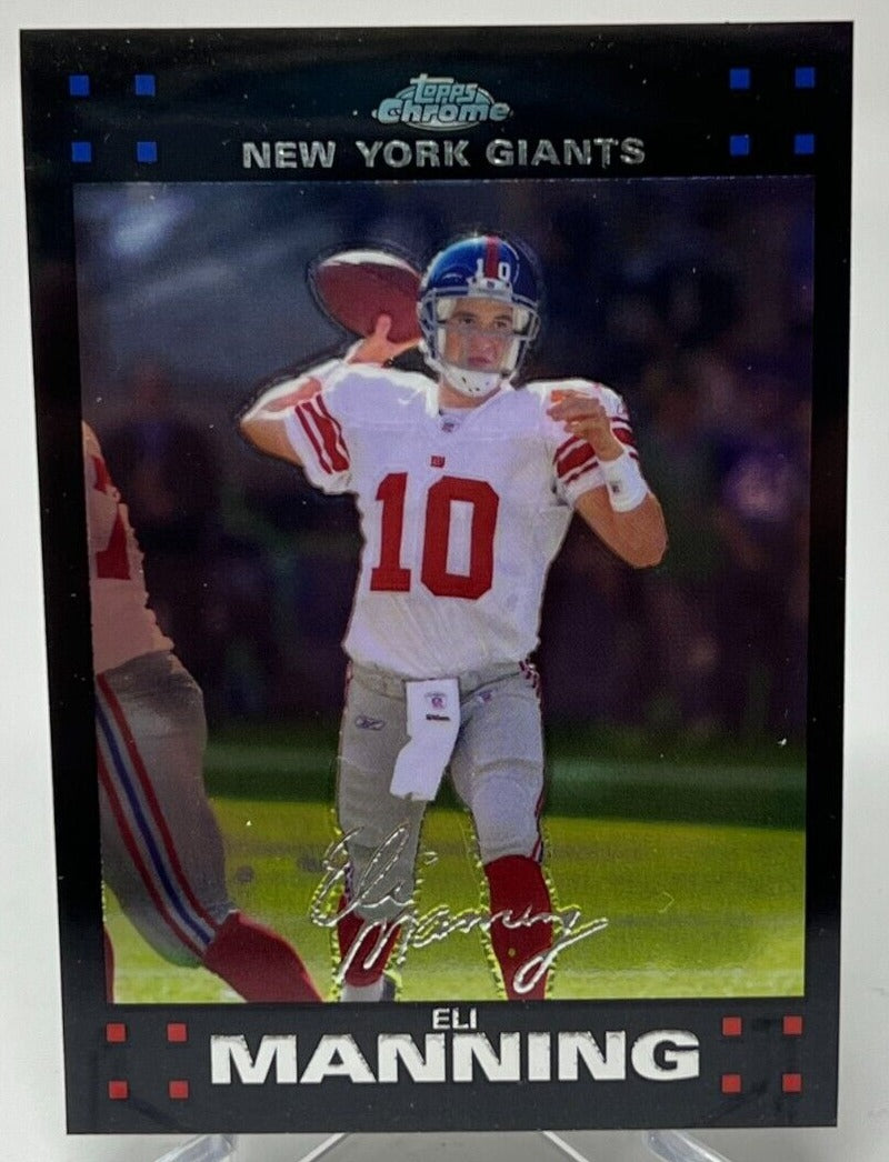 Eli Manning 2007 Topps Chrome Series Mint Card #TC61