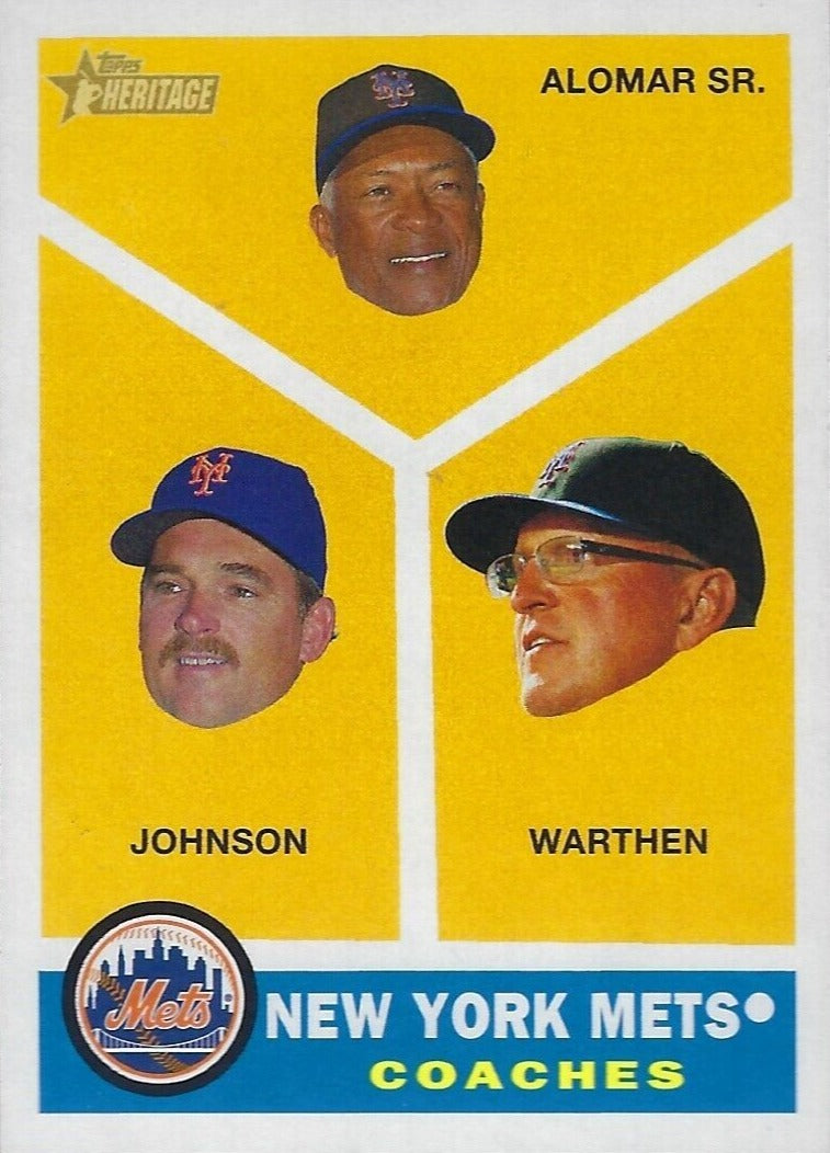 New York Mets Coaches 2009 Topps Heritage Series Mint Short Print Card #469