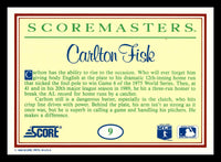 Carlton Fisk 1989 Score Scoremasters Series Mint Card #9
