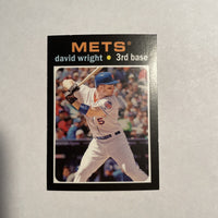 David Wright 2013 Topps Update 1971 Mini Series Mint Card #TM-20
