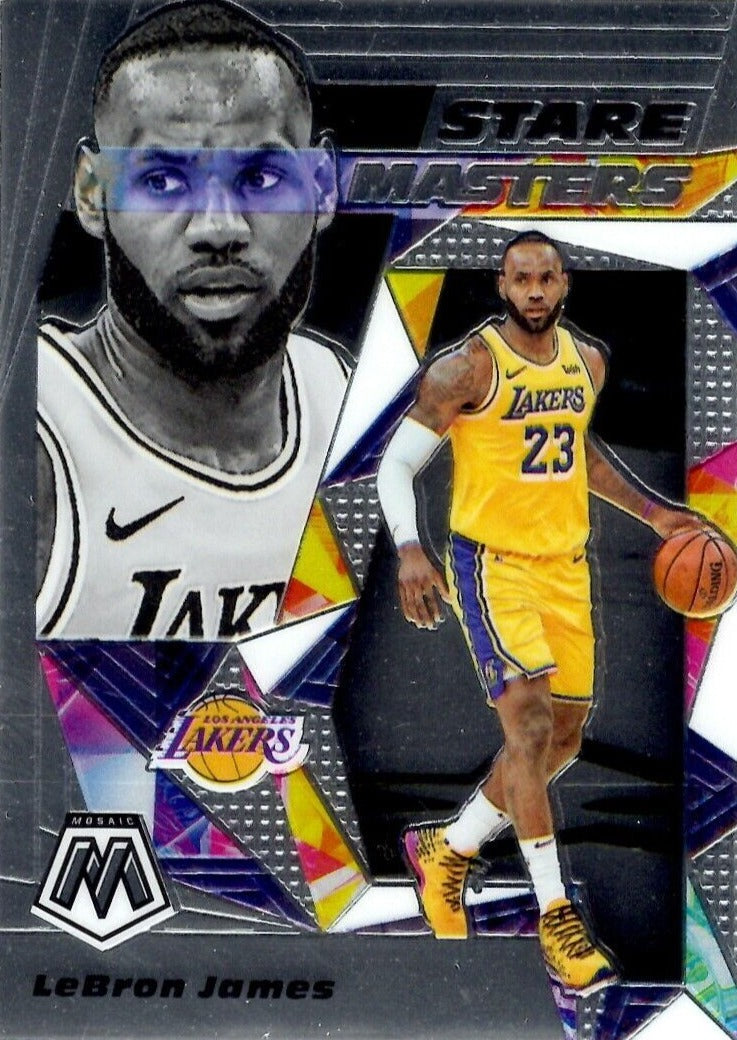 LeBron James 2019 2020 Panini Mosaic Stare Masters Series Mint Card #13