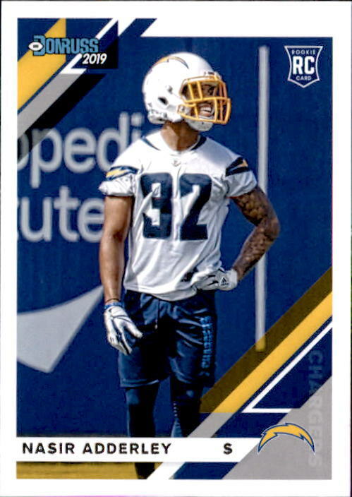 Nasir Adderley 2019 Panini Donruss Series Mint Rookie Card #278