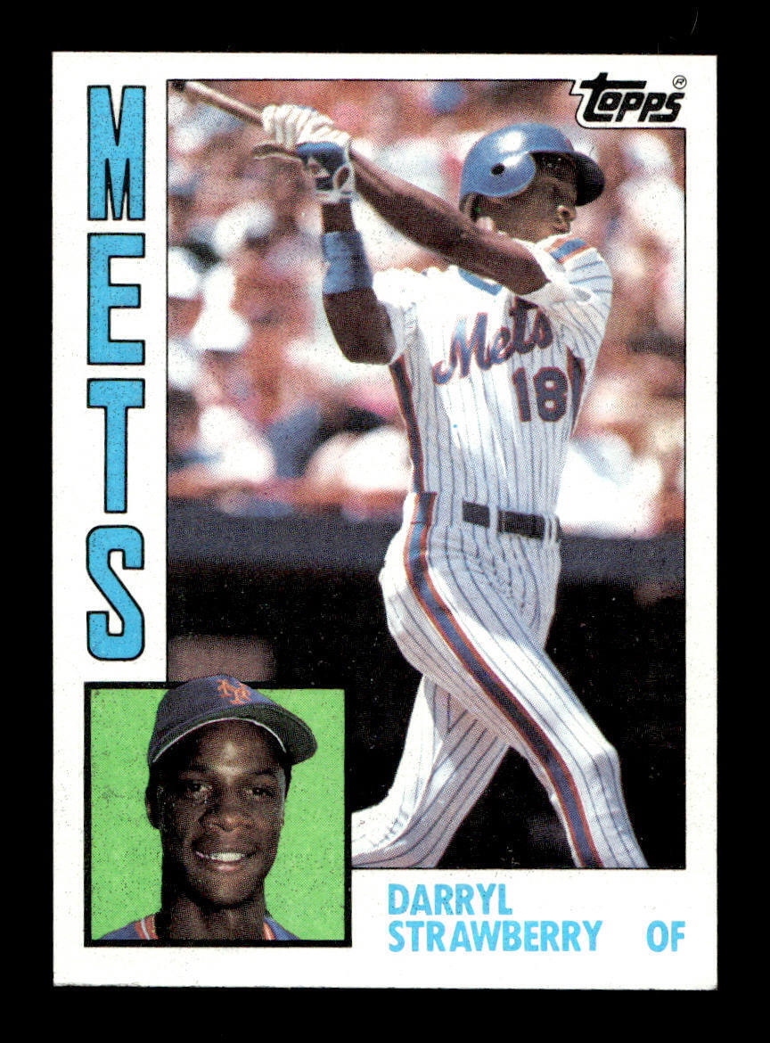 Darryl Strawberry 1984 Topps Series Mint Rookie Card #182