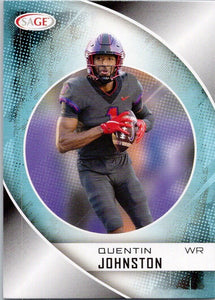 Quentin Johnston 2023 Sage Series Mint Rookie Card #63