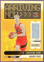 Gradey Dick 2023 2024 Panini NBA Hoops Arriving Now Series Mint Card #2
