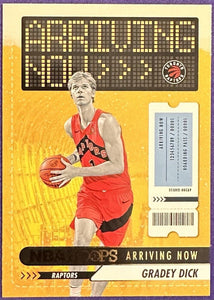 Gradey Dick 2023 2024 Panini NBA Hoops Arriving Now Series Mint Card #2