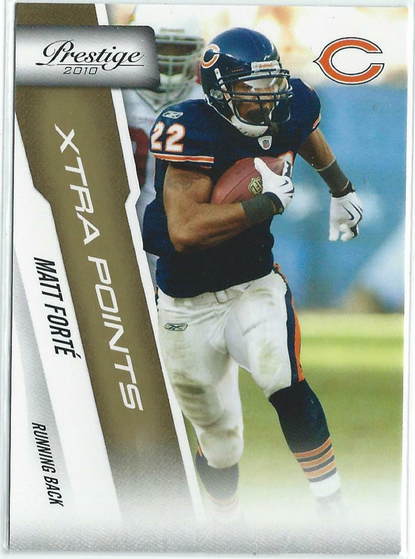 Matt Forte 2010 Panini Prestige Xtra Points Gold Series Mint Card #39 Only 250 Made