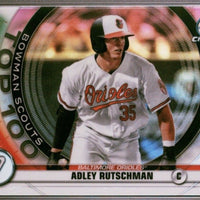 Adley Rutschman 2020 Bowman Chrome Scouts Top 100 Series Mint Card #BTP7