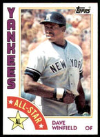 Dave Winfield 1984 Topps All Star Series Mint Card #402
