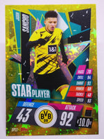 Jadon Sancho 2020 2021 Topps Match Attax UEFA Star Player Series Mint Card #SP11
