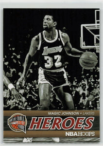 Magic Johnson 2012 2013 Panini Hoops Hall Of Fame Heroes Series Mint Card #9