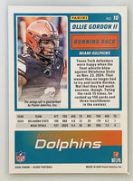 Parker Washington 2025 Panini Score Football Green Autographed Card #80
