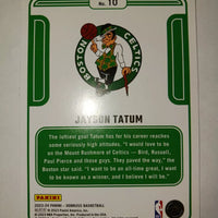 Jayson Tatum 2023 2024 Donruss Complete Players Series Mint Card #10