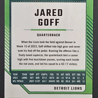 Jared Goff 2024 Donruss Optic Series Mint Card #63