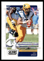 Will Grier 2019 Panini Score Series Mint Rookie Card #333
