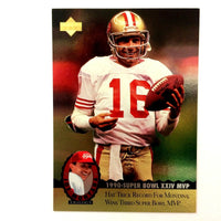 Joe Montana 1995 Upper Deck Trilogy Series Mint Card #MT14
