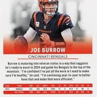 Joe Burrow 2024 Panini Prestige Series Mint Card #57