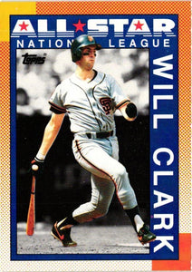 Will Clark 1990 O-Pee-Chee Series Mint Card #397