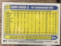 Vladimir Guerrero Jr. 2022 Topps Update 1987 Topps Insert Series Mint Card #87TBU-50
