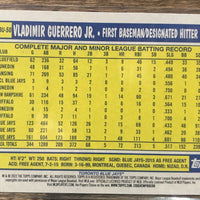 Vladimir Guerrero Jr. 2022 Topps Update 1987 Topps Insert Series Mint Card #87TBU-50